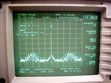 1 Hz resolution bandwidth, 50 Hz/division, HP 8563E