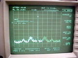 3 Hz resolution bandwidth, 100 Hz/division, HP 8563E